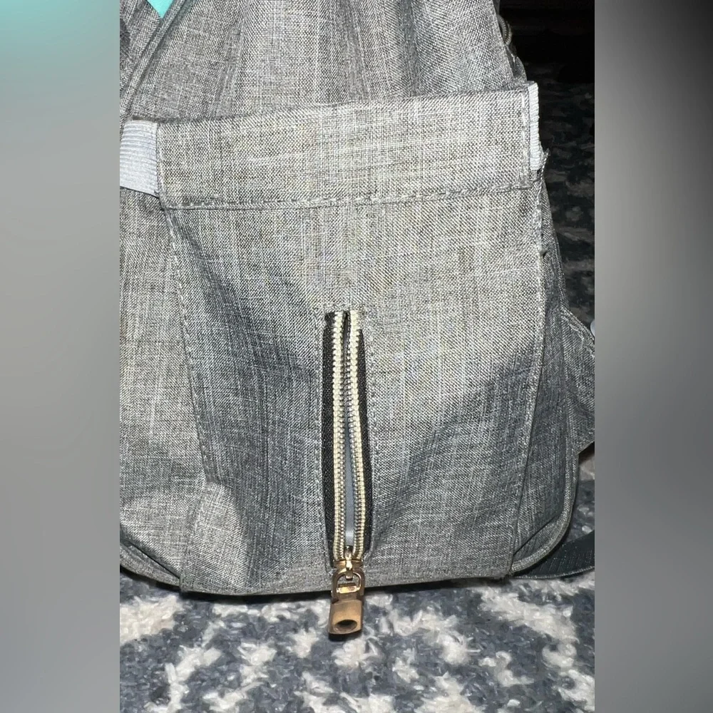 AFBP Sydney Breast pump diaperBag Backpack Baby unisex Adult Gray Black Straps